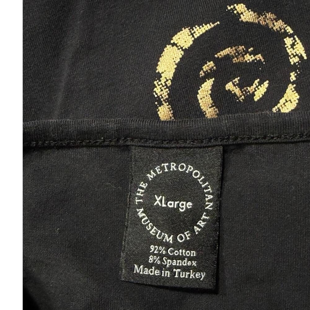 The Metropolitan Museum of Art Black Copper Abstract Print Shirt    Size: XL - Picture 4 of 4